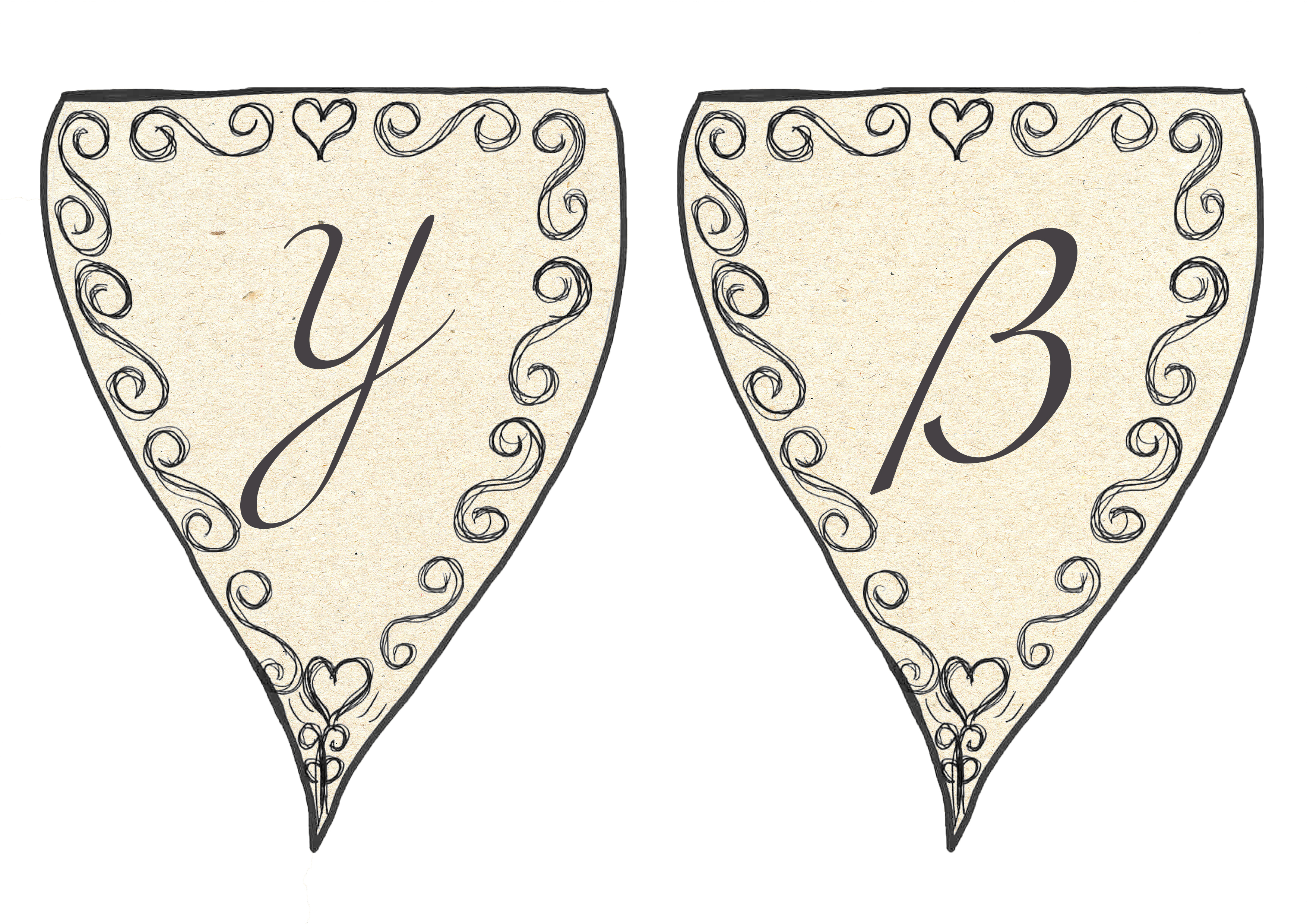 Fairy bunting Y B